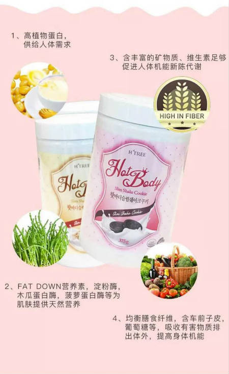 年前減肥H-Tree 格蘭諾拉酸奶代餐粉讓你瘦十斤